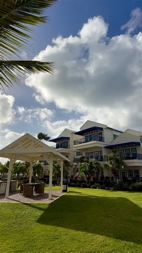 The Grass is Greener at the Hilton Vacation Club Flamingo Beach St. Maarten ✅Enjoy that Caribbean Sunshine ☀️ Simpson Bay Sint MaartenDream ☀️ Explore ☀️ Discover ☀️#caribbean #stmaarten #resort #tropicalparadise #tropicalgarden