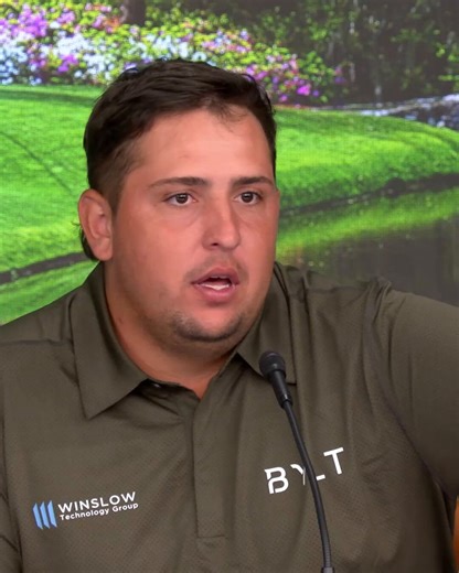 Otro sueño cumplido para Mateo. Este martes, el campeón del @LAAC_Golf jugó una ronda de práctica en Augusta National con uno de sus más grandes ídolos, Ángel Cabrera.