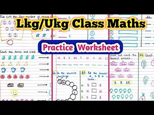 Lkg/Ukg Maths Question Paper|Lkg Class Annual Exam Question Paper| Maths Worksheet for Lkg/Ukg Class