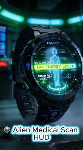 👽 Alien Medical Scan HUD - The most disturbing alien scanner watch | Watch Design Master