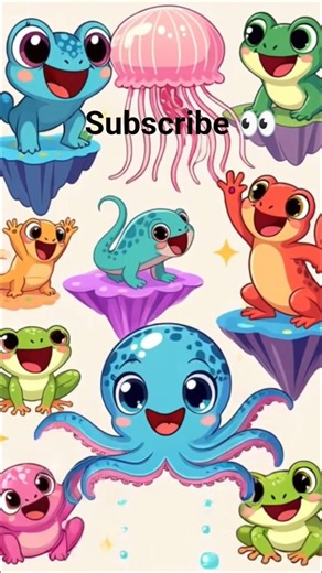 #shorts #animals #funnyanimals #animaldance #octopus #frog #funnyvideo #viralshorts