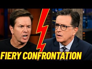 Mark Wahlberg FIERY Confrontation with Stephen Colbert – Walks Out After Explosive Exchange!