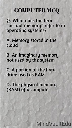 What is Virtual Memory in Computers? | Computer GK Explained