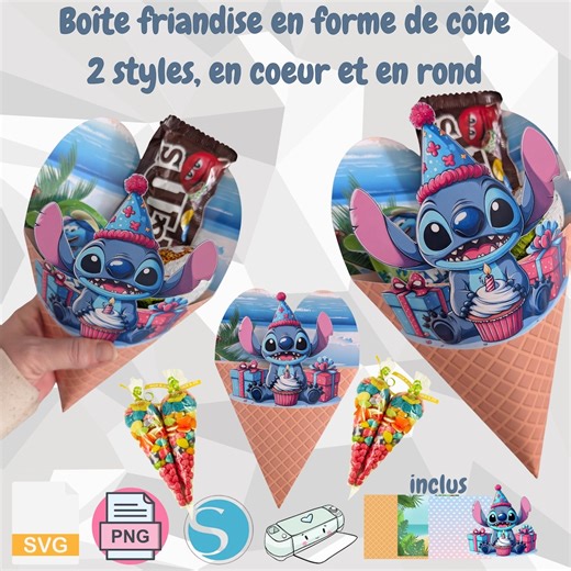 Cone-shaped Candy Box – Digital File for Cutting Machine - Etsy