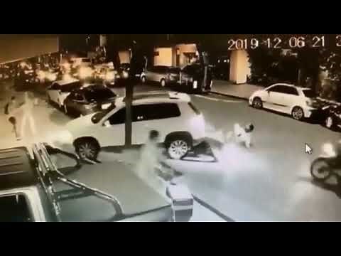 Intento de robo y ladrón atropellado