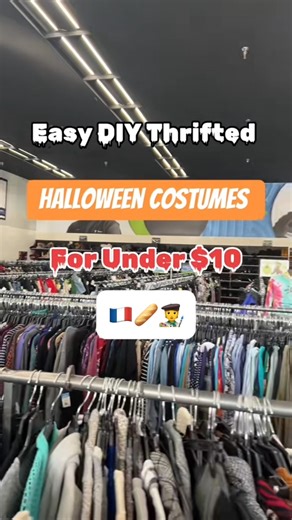 Easy DIY Thrifted Halloween Costume 🍞 French Toast! 🥖✨ Who knew thrifting could be this deliciously clever? 😂🎃 #GoodwillHalloween #SpookySzn #HalloweenCostumes #ThriftedHalloween #ThriftedHalloweenCostumes #DIYCostume #EasyDIYHalloweenCostume | Goodwill Southern California