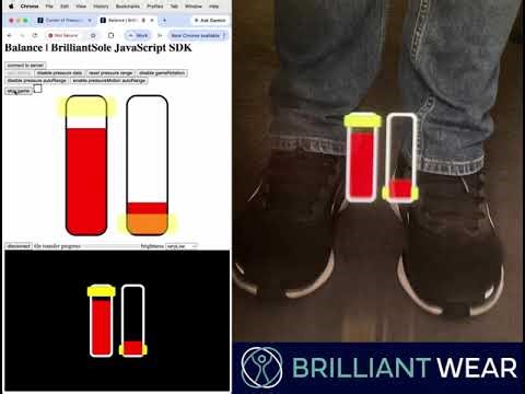 Balance game on Smart Glasses | Brilliant Wear JavaScript SDK