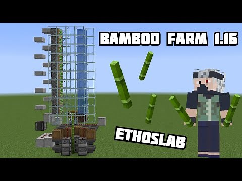 How to Make EthosLab's Bamboo Farm! Minecraft 1.16+