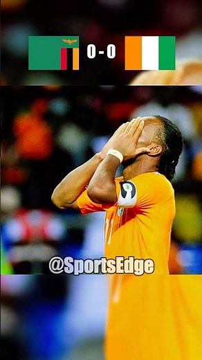 Zambia vs Ivory Coast 2012 😭🏆 | AFCON Final Penalty Shootout | #shorts