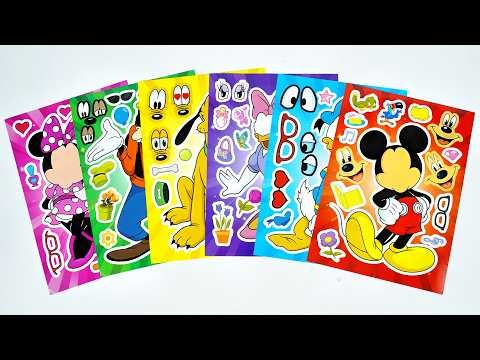 Disney Mickey Mouse stickers! Mickey, Donald, Minnie & Daisy Sticker Fun | Learn & Play for Kids