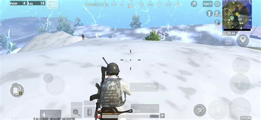 1v2 Combat Strategy in Snowy Battle Royale