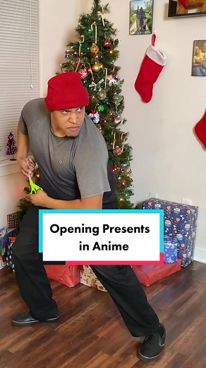 Anime Christmas Present Opening Fun