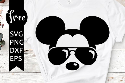 Mickey mouse sunglasses svg free, disney svg, mickey svg, sunglasses, instant download, shirt design, mickey mouse head svg, png 0286