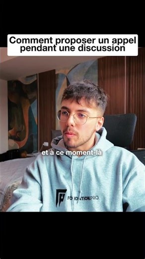 Comment proposer un appel pendant une discussion ?