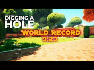 A Game About Digging a Hole Speedrun Any% Glitchless 9:23 [Former WR]