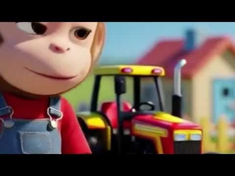 Monkey Nana Builds! Strong Concrete Bridge Over Muddy Stream | Mini Construction Magic