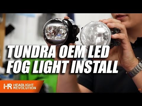 Toyota Tundra 2014-2020 LED OEM Fog Light Install | Headlight Revolution
