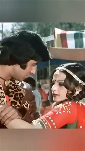 Rekha 💘 Amitabh Bachchan Evergreen Chemistry, Aur Thodi Si Takkar #rekha #amitabhbachchan #90s #old