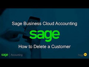 Sage Business Cloud Accounting (AME) - How to Delete a Customer