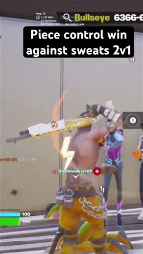 Pice control 2v1 win #piececontrol #fortnite