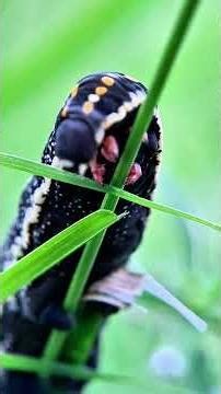 Impatiens Hawk-moth #macro #nature #caterpillar