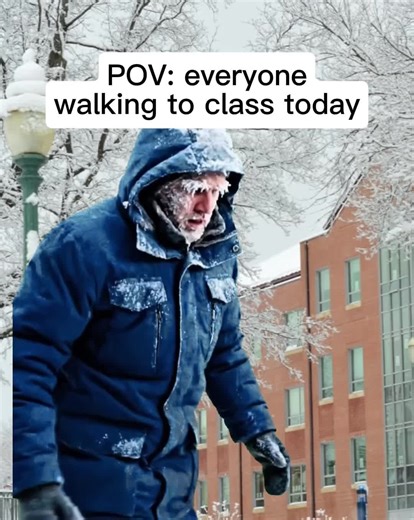 syllabus artic temperatures🥶🤧 #WeAreCentral #firstday #2026 #college