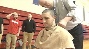 Shaving heads in solidarity