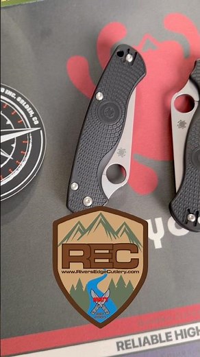 Spyderco Paramilitary 2 Lightweight (PM2 LW) | SpyderEdge vs Plain Edge – Rivers Edge Cutlery | REC