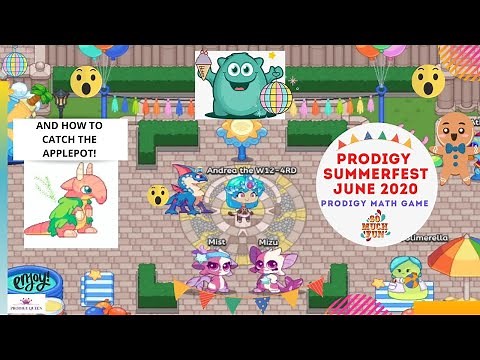 PRODIGY MATH GAME | Summerfest 2020, HOW to Catch an APPLEPOT And Decorating House SUMMER THEMED!
