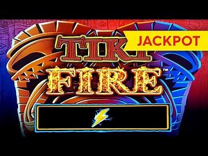 JACKPOT HANDPAY! Lightning Link Tiki Fire Slot - $25 Max Bet!