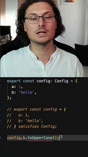 Оператор satisfies в TypeScript #typescript