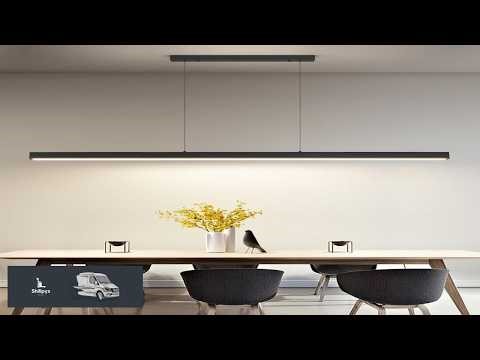70" LED Linear Pendant Light Fixtures 25W Dimmable Pool Table Light