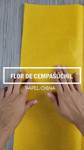 🏵 Flor de cempasúchil de papel china 🤩✨ paso a paso Cómo hacer una flor de cempasúchil con papel china, ¡es super sencillo! 🤭🏵 Los materiales son: -1 pliego de papel china -Tijeras -Hilo Esperamos que esta idea para el día de muertos, saludoooss :) También tenemos el tutorial completo en nuestro perfil de YouTube 😉 #diademuertos #flores #flor #cempasuchil #2denoviembre #manualidades #manualideadesdiademuertos #ofrendas #altares #floresamarillas #floresdepapelcrepe #papelcrepe #manualidadesf