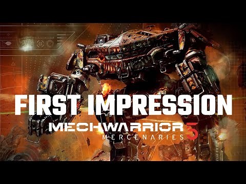 Mechwarrior 5: Mercenaries First Impression | Full Mission Gameplay + MechLab