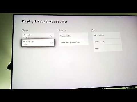 HOW TO PROPERLY use 120 Hz Refresh Rate with 1440p on Your Xbox One x