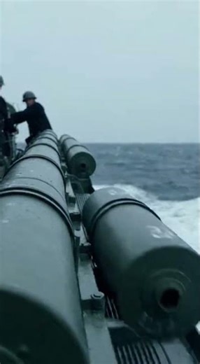 WW2 Depth Charges Shake the Ocean (1943)