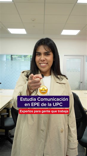 La comunicación de hoy mueve personas, transforma ideas y crea oportunidades. Hazlo profesionalmente estudiando Comunicación en EPE de la UPC, expertos en carreras para gente que trabaja. 💻 Postula ahora. 🙌 *Modalidad: 100% a distancia #Comunicación #EPE #UPC #CrecimientoProfesional #EstudiaYTrabaja #PostulaHoy | EPE de la UPC