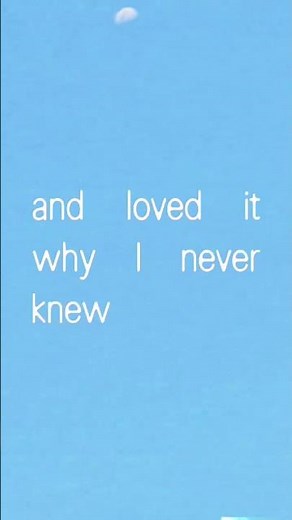 i saw it glitter as i grew lyrics #song