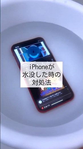 iPhone水没📱対処法🆘 #iphone #iphone裏技 #iphone便利機能 #ios #修理 #裏技
