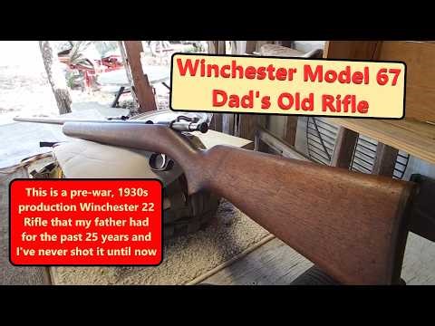 Dad's Old Winchester Model 67 - My First Shots With It