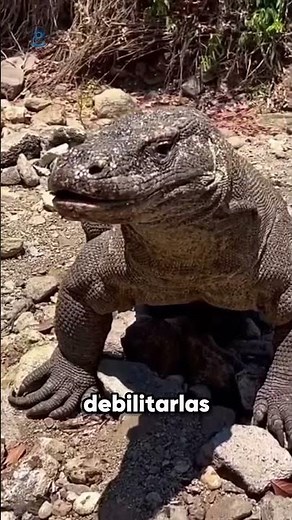 Komodo Dragon: The animal with the deadliest bite in the world. 😯
