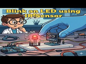 Blink an LED using IR sensor Science Project