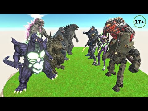 THE STRONG SQUAD WILL WIN EVOLVED GODZILLA TEAM VS MECHA GODZILLA TEAM - ARBS