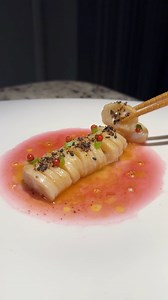 Would you try Geoduck clams?! These are so cool! These have a sweet slightly briney flavor. All you have to do to cook these is quickly blanch and remove the skin! When thinly sliced and dipped in a sauce these are so lovely #reels | Soozie the Foodie