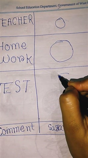 Teacher Vs Homework vs the test "part2" #short