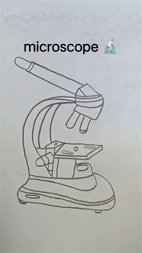 part 40| How to draw microscope 🔬#art #easy #draw #microscope #sketch #easydrawing