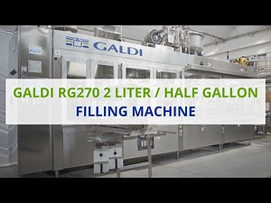 Galdi 3-A-Compliant, 2-Liter/Half-Gallon RG270 Filling Machine