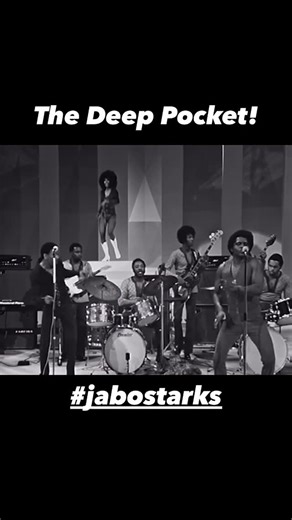 Howard Alper on Instagram: "One of the deepest funky pockets of all time! Jabo Starks locked in with James Brown back in '71. John "Jabo" Starks was an American funk and blues drummer best known for playing with James Brown as well as other notable musicians including Bobby Bland and B.B. King. A self-taught musician, he was known for his effective and clean drum patterns. He was one of the originators of funk drumming, and is one of the most sampled drummers. #drummer #groove #funk #jabostarks