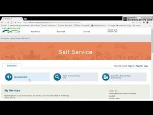 How to setup a Direct Debit payment online for council tax