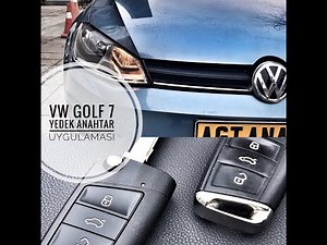 VW Golf 7 yedek anahtar Kodlama | VW Golf MK7 key programming